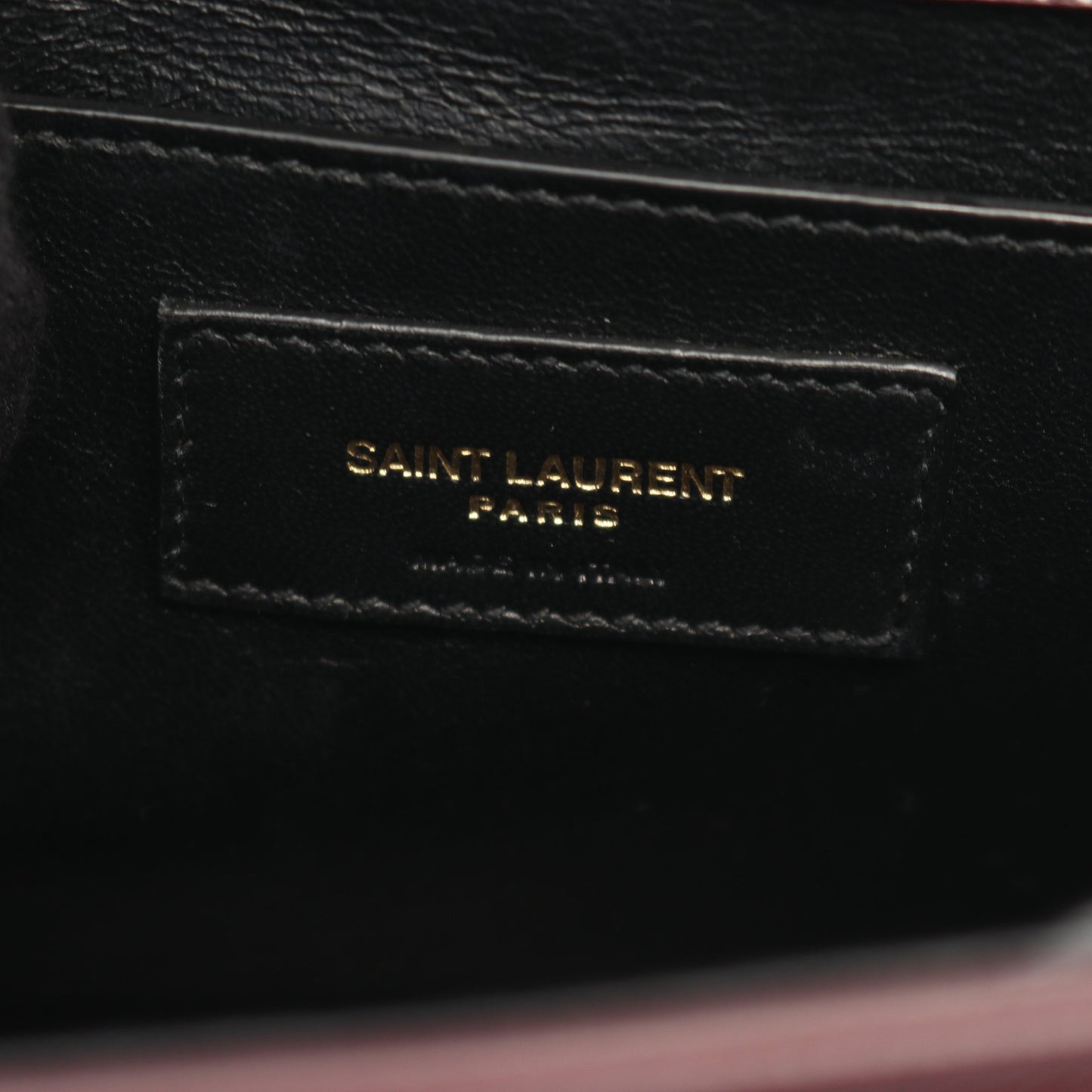 カサンドラ 2WAY ハンドバッグ レザー ボルドー サンローランパリ バッグ SAINT LAURENT PARIS