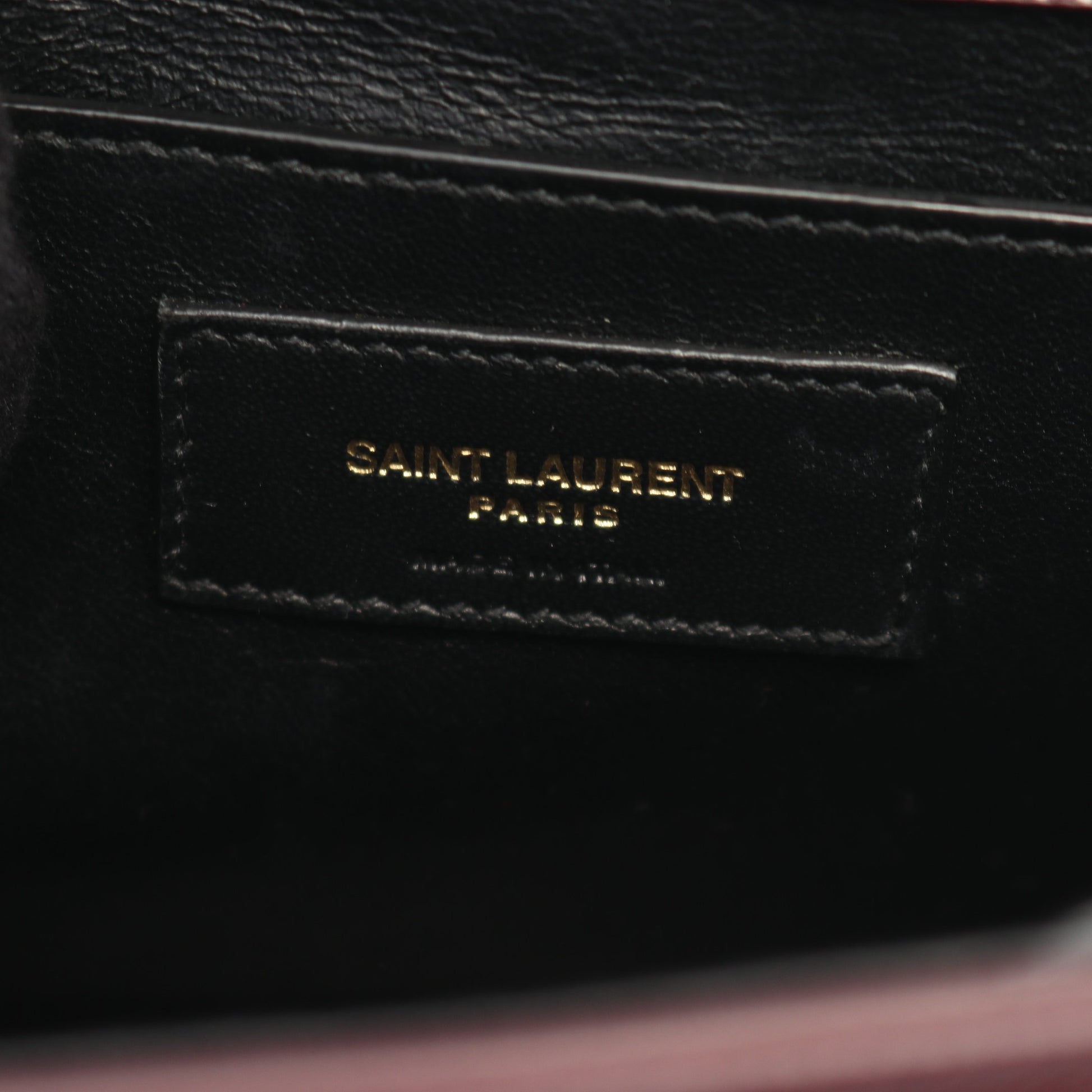 カサンドラ 2WAY ハンドバッグ レザー ボルドー サンローランパリ バッグ SAINT LAURENT PARIS