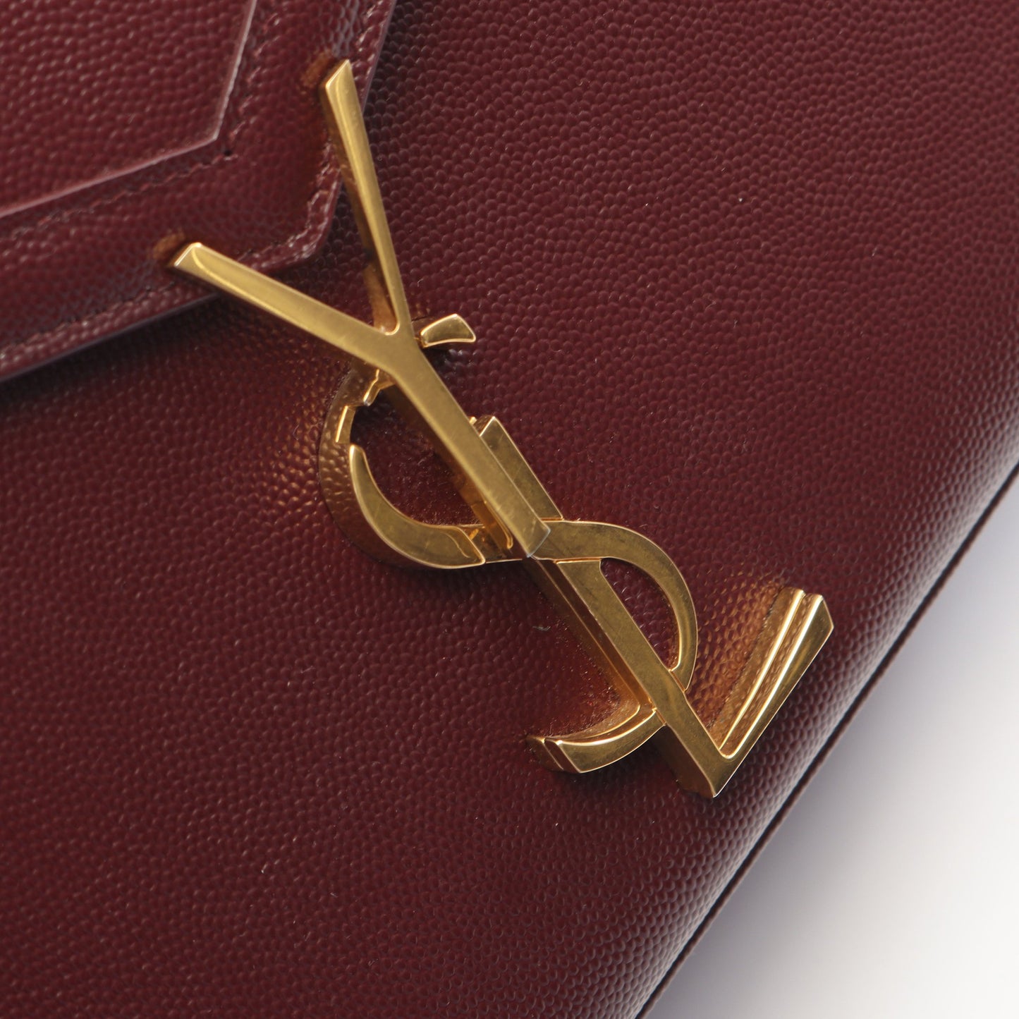 カサンドラ 2WAY ハンドバッグ レザー ボルドー サンローランパリ バッグ SAINT LAURENT PARIS