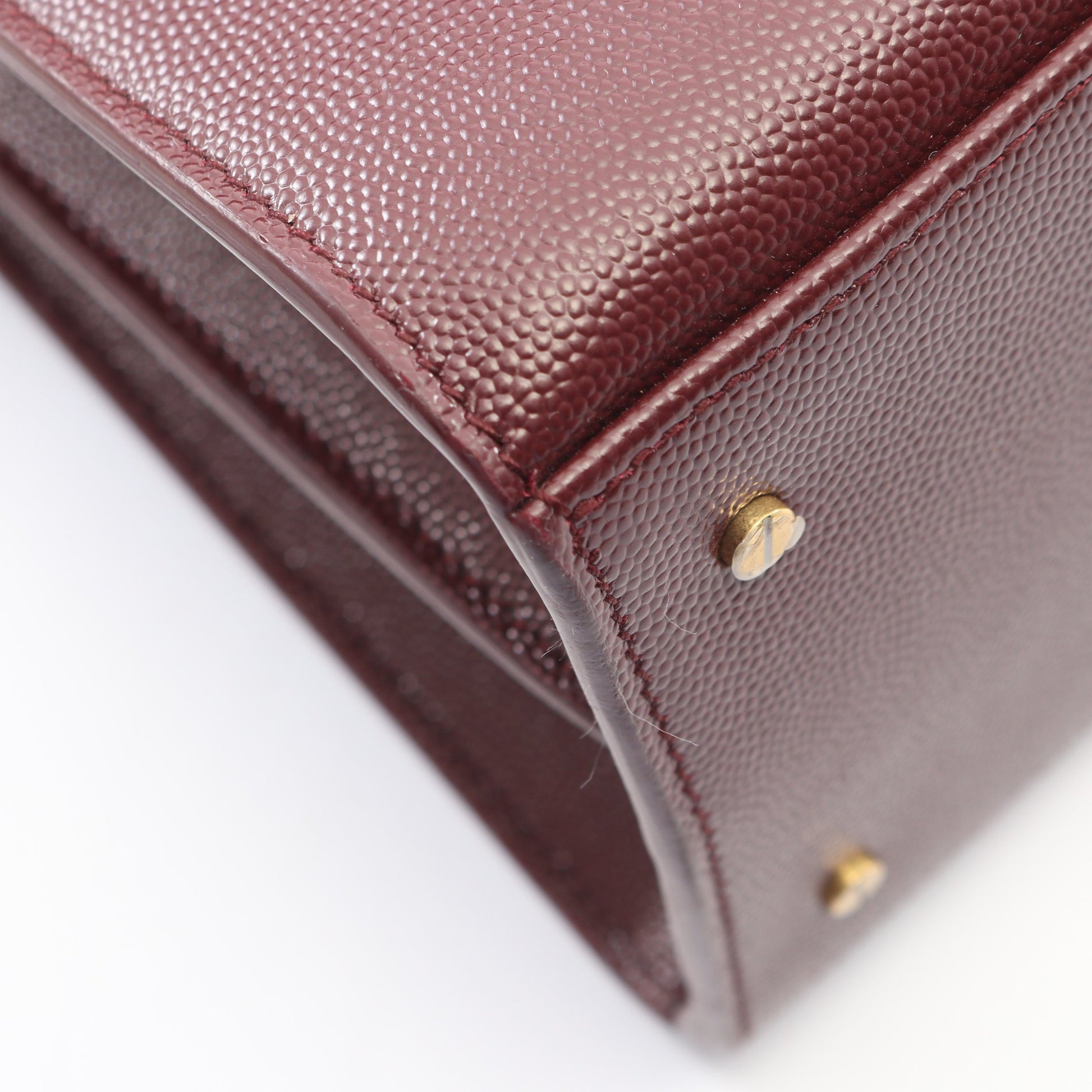 カサンドラ 2WAY ハンドバッグ レザー ボルドー サンローランパリ バッグ SAINT LAURENT PARIS