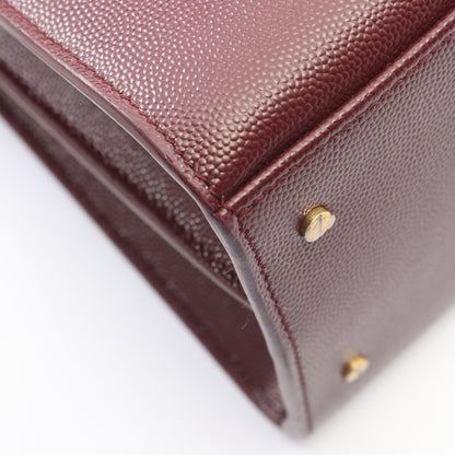 カサンドラ 2WAY ハンドバッグ レザー ボルドー サンローランパリ バッグ SAINT LAURENT PARIS