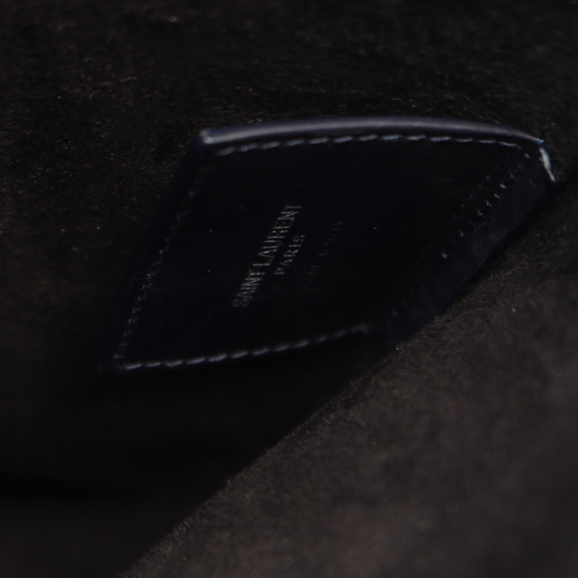 ショッピング ハンドバッグ トートバッグ レザー ダークネイビー サンローランパリ バッグ SAINT LAURENT PARIS