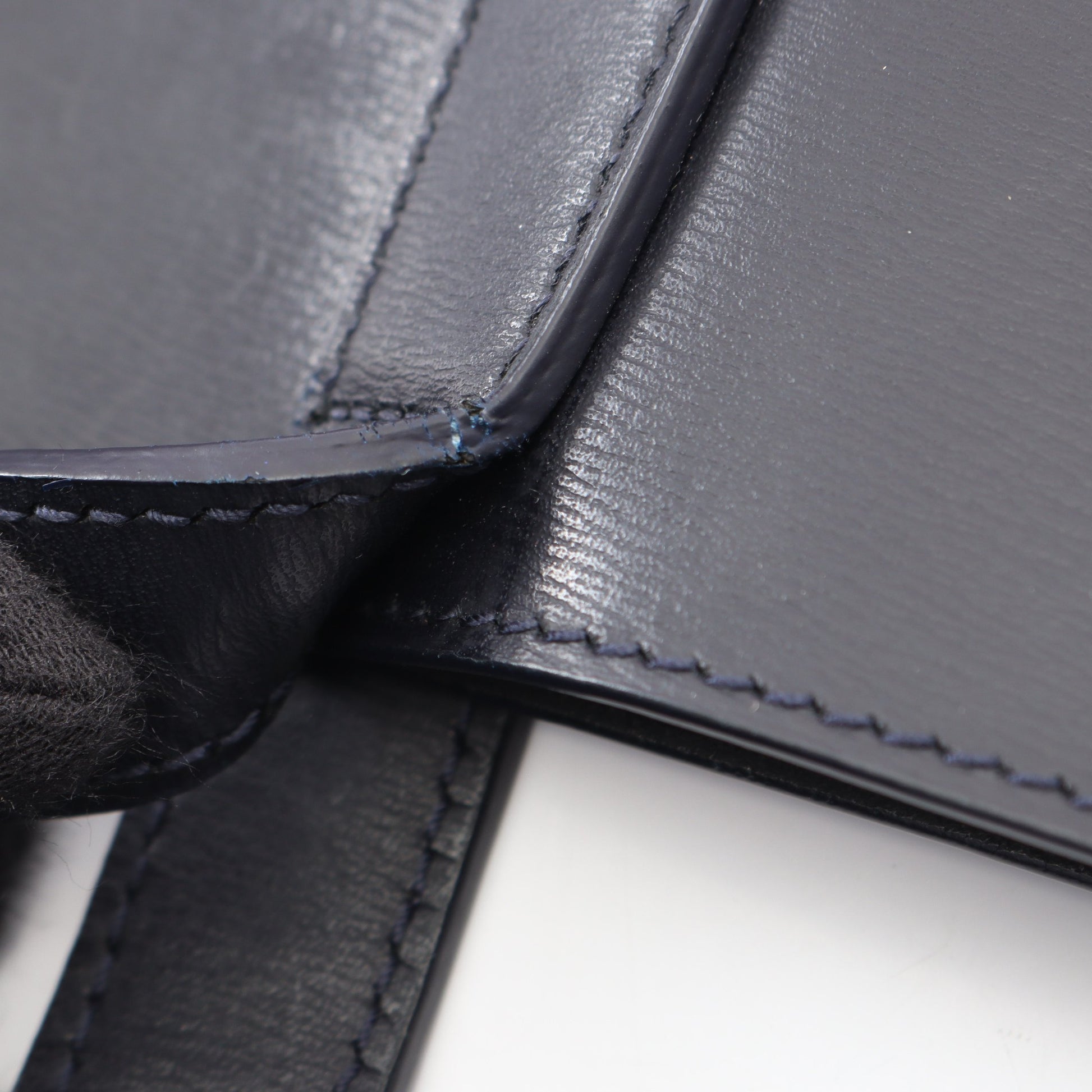 ショッピング ハンドバッグ トートバッグ レザー ダークネイビー サンローランパリ バッグ SAINT LAURENT PARIS