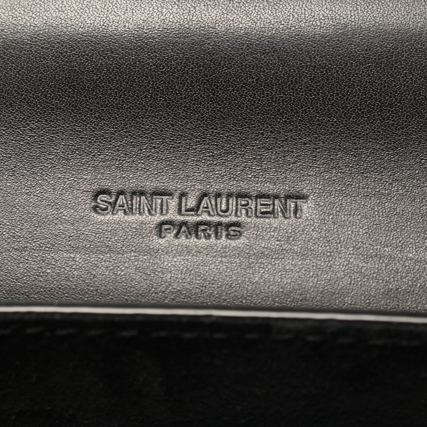 カイア スモール ショルダーバッグ レザー ブラック イヴサンローラン バッグ YVES SAINT LAURENT