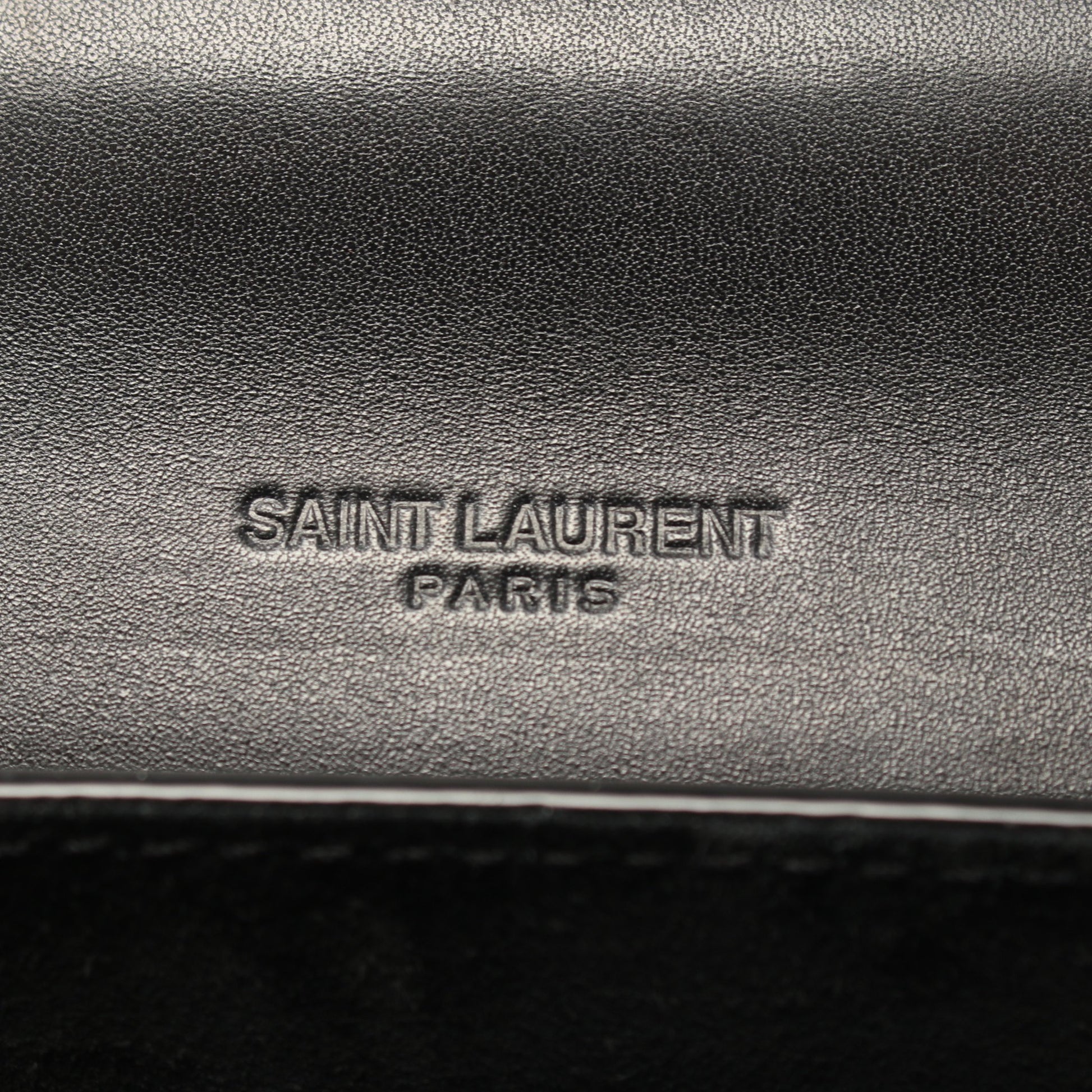 カイア スモール ショルダーバッグ レザー ブラック イヴサンローラン バッグ YVES SAINT LAURENT