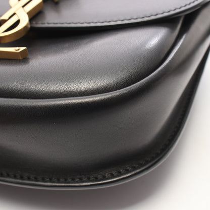 カイア スモール ショルダーバッグ レザー ブラック イヴサンローラン バッグ YVES SAINT LAURENT