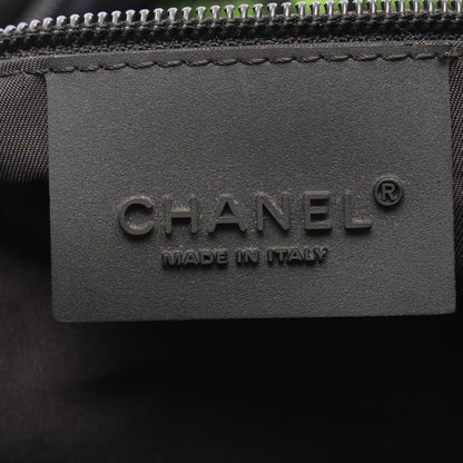 スポーツライン 2WAY ボストンバッグ ナイロン ブラック シルバー金具 シャネル バッグ CHANEL
