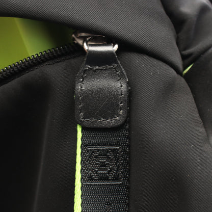 スポーツライン 2WAY ボストンバッグ ナイロン ブラック シルバー金具 シャネル バッグ CHANEL