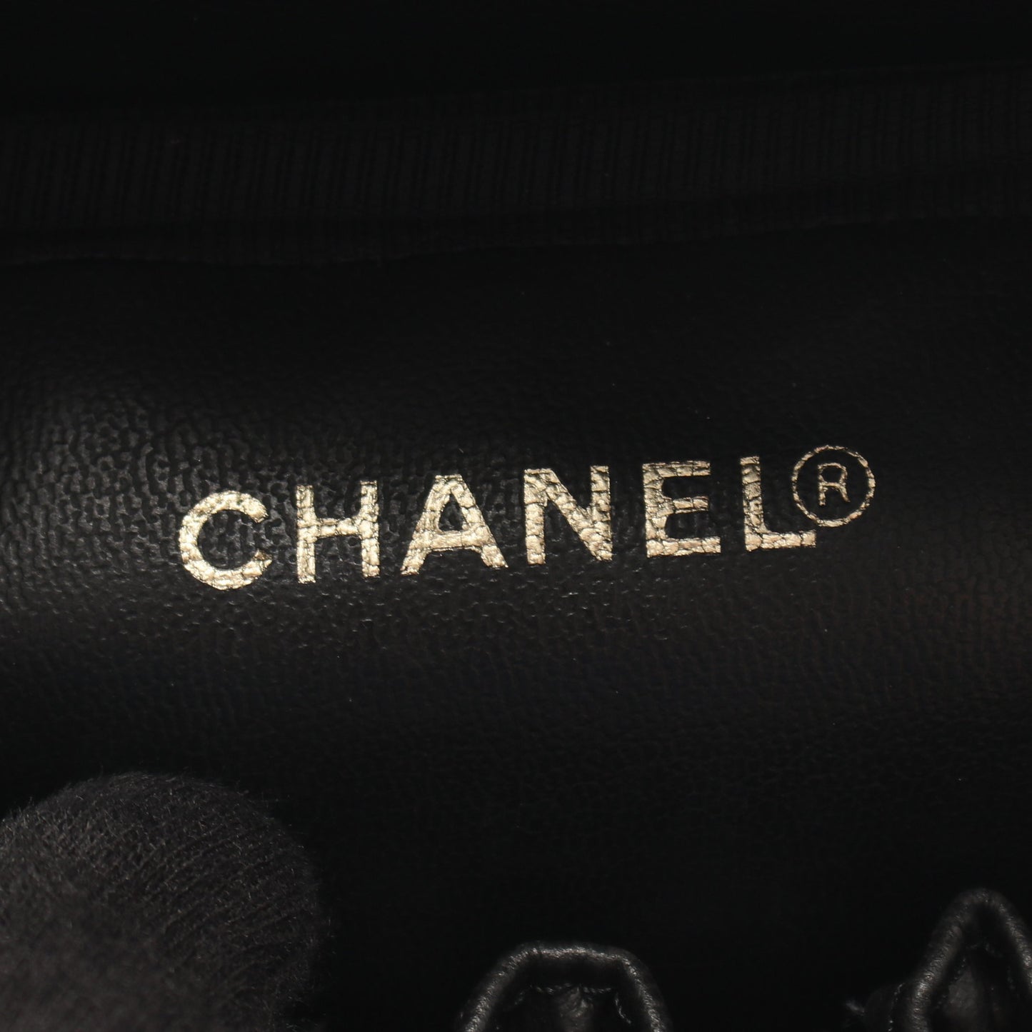 ココマーク ハンドバッグ バニティバッグ キャビアスキン ブラック ゴールド金具 シャネル バッグ CHANEL