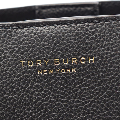 PERRY SMALL 2WAY ハンドバッグ レザー ブラック トリーバーチ