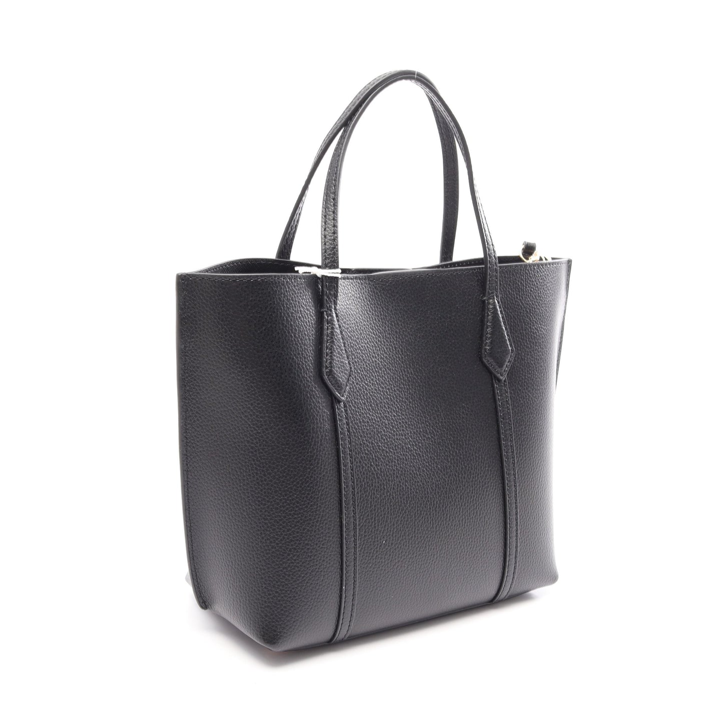 PERRY SMALL 2WAY ハンドバッグ レザー ブラック トリーバーチ