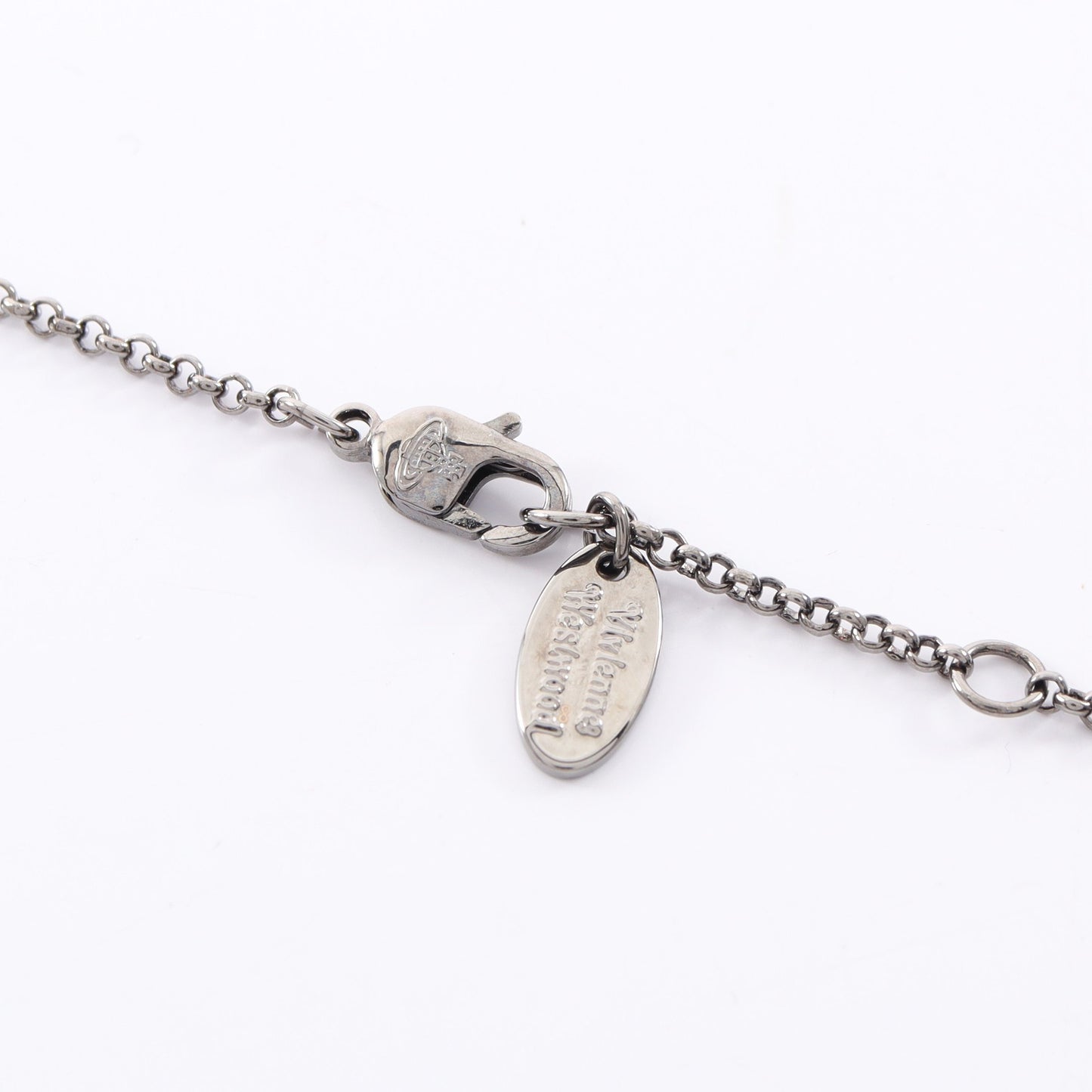 NEW PETITE ORB PENDANT ネックレス クリスタル ラインストーン シルバー クリア マルチカラー ヴィヴィアンウエストウッド