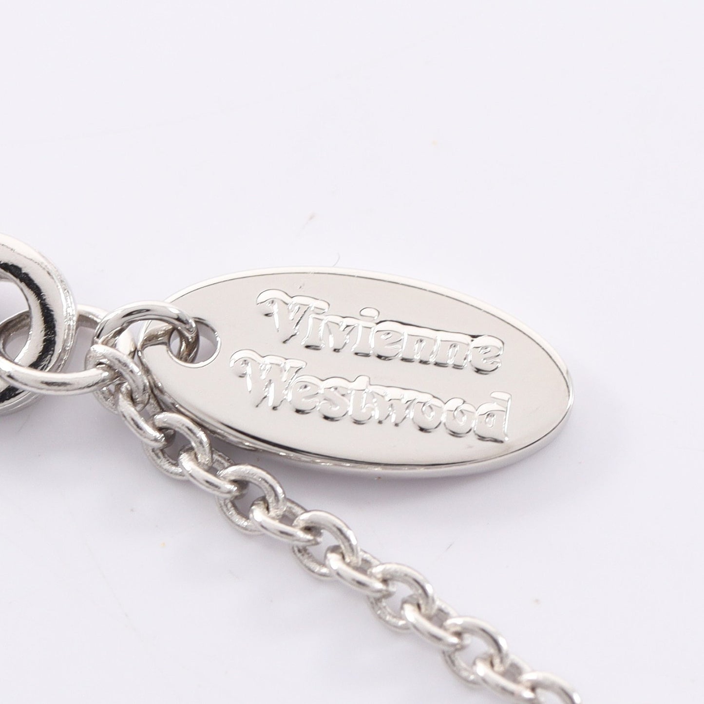 REINA LARGE PENDANT ネックレス クリスタル ラインストーン シルバー クリア ヴィヴィアンウエストウッド
