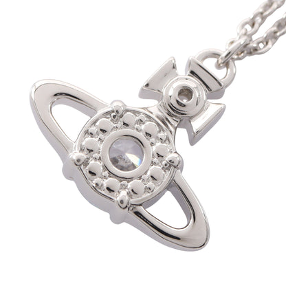 REINA LARGE PENDANT ネックレス クリスタル ラインストーン シルバー クリア ヴィヴィアンウエストウッド