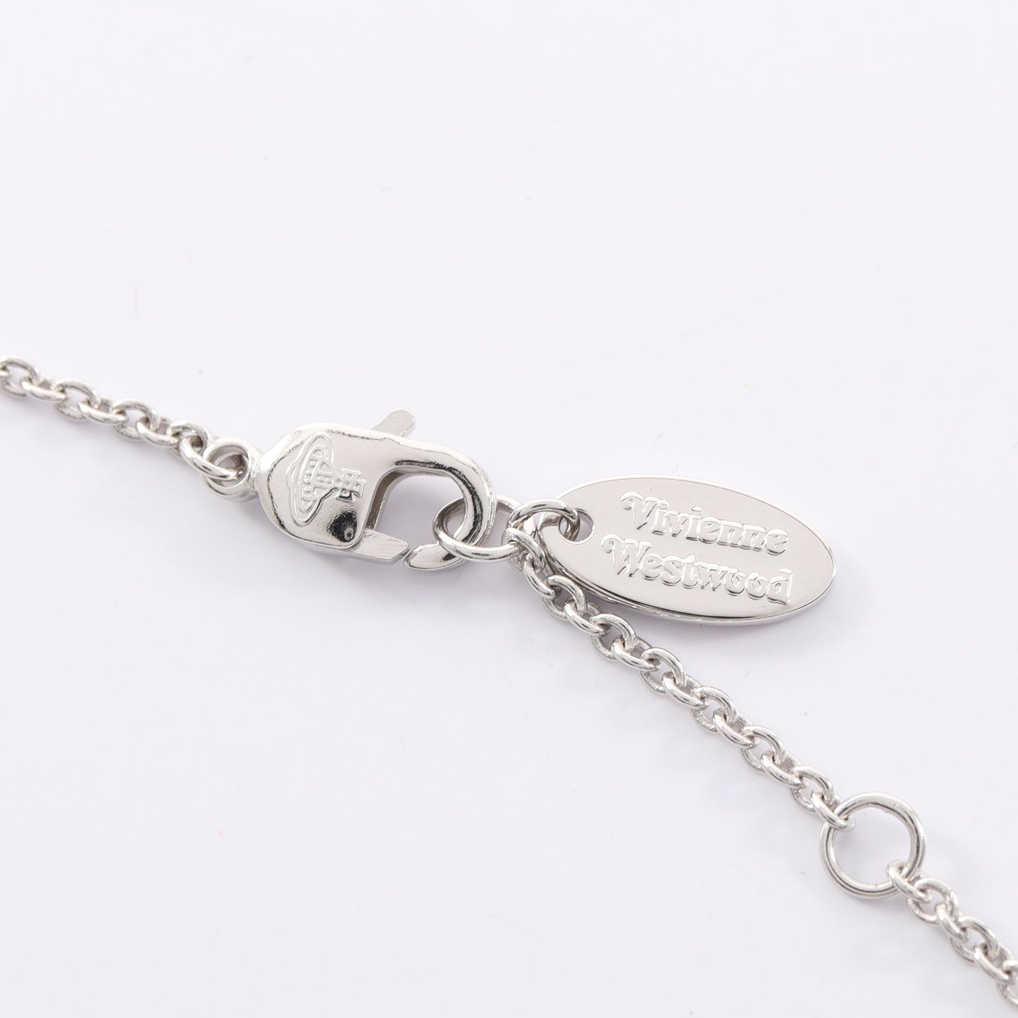 REINA LARGE PENDANT ネックレス クリスタル ラインストーン シルバー クリア ヴィヴィアンウエストウッド