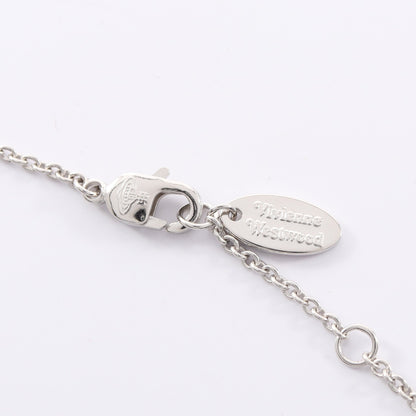 REINA LARGE PENDANT ネックレス クリスタル ラインストーン シルバー クリア ヴィヴィアンウエストウッド