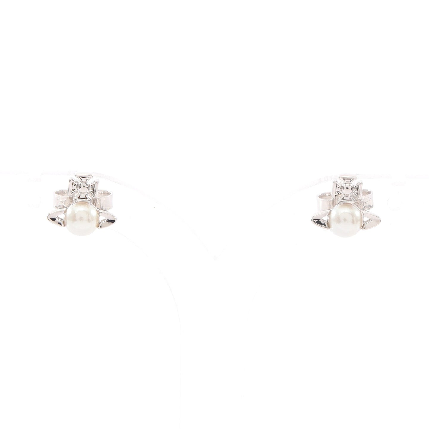 BALBINA EARRINGS ピアス フェイクパール シルバー オフホワイト ヴィヴィアンウエストウッド