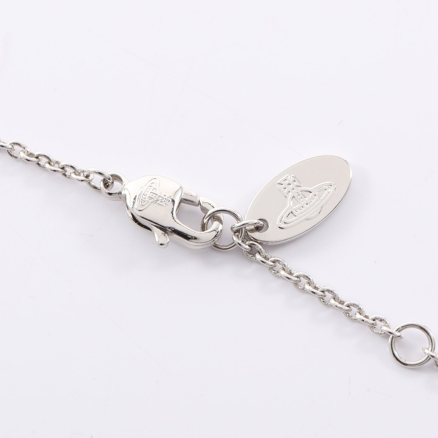 CARMELA BAS RELIEF PENDANT ネックレス ラインストーン シルバー クリア ヴィヴィアンウエストウッド
