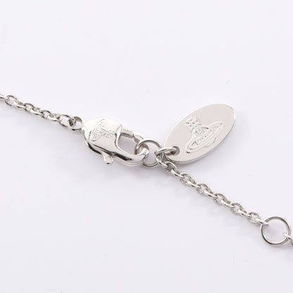 CARMELA BAS RELIEF PENDANT ネックレス ラインストーン シルバー クリア ヴィヴィアンウエストウッド