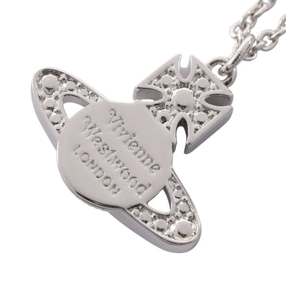 CARMELA BAS RELIEF PENDANT ネックレス ラインストーン シルバー クリア ヴィヴィアンウエストウッド