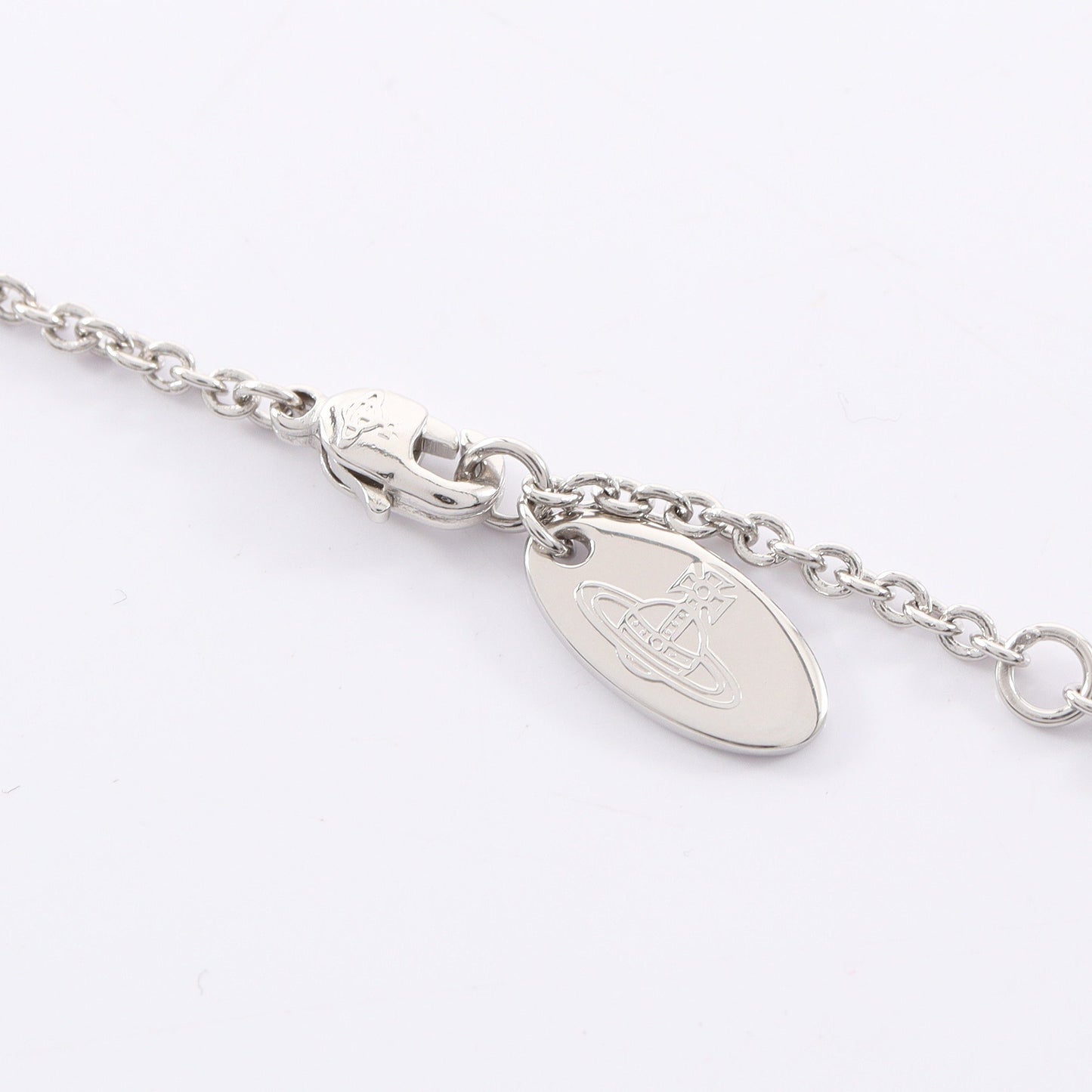 CORETTA PENDANT ネックレス ラインストーン シルバー クリア ヴィヴィアンウエストウッド