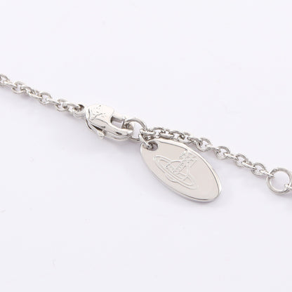 CORETTA PENDANT ネックレス ラインストーン シルバー クリア ヴィヴィアンウエストウッド