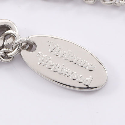 CORETTA PENDANT ネックレス ラインストーン シルバー クリア ヴィヴィアンウエストウッド