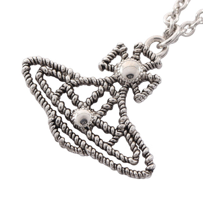 CORETTA PENDANT ネックレス ラインストーン シルバー クリア ヴィヴィアンウエストウッド