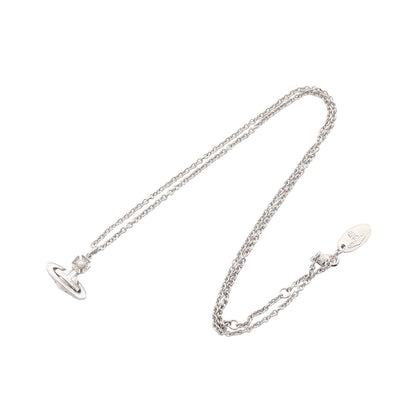 SIMONETTA BAS RELIEF PENDANT ネックレス フェイクパール シルバー ホワイト ヴィヴィアンウエストウッド