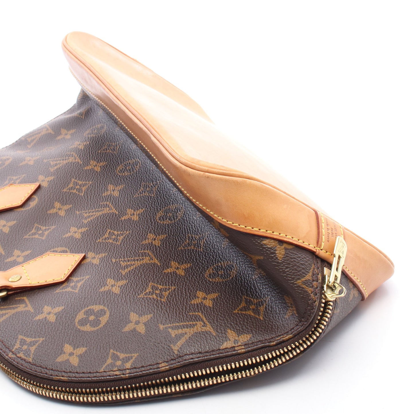アルマPM モノグラム ハンドバッグ PVC レザー ブラウン ルイヴィトン