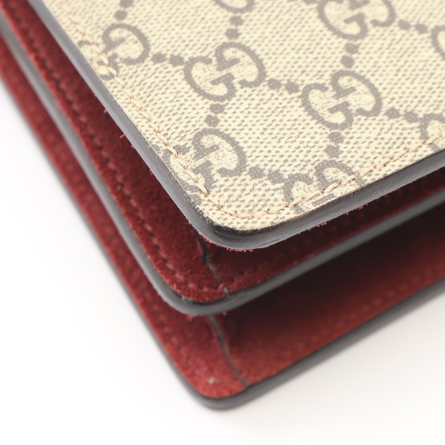 ディオニュソス GGブルームス チェーンショルダーバッグ 刺繍 PVC スエード ベージュ マルチカラー グッチ