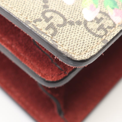 ディオニュソス GGブルームス チェーンショルダーバッグ 刺繍 PVC スエード ベージュ マルチカラー グッチ