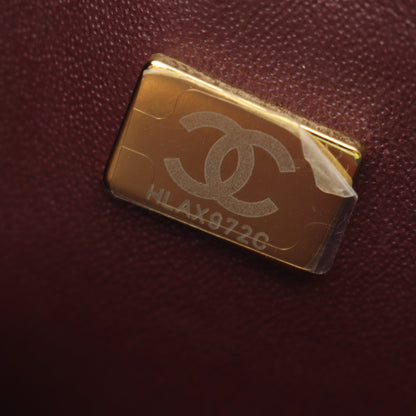 マトラッセ Wフラップ Wチェーンショルダーバッグ ラムスキン ブラック ゴールド金具 シャネル バッグ CHANEL