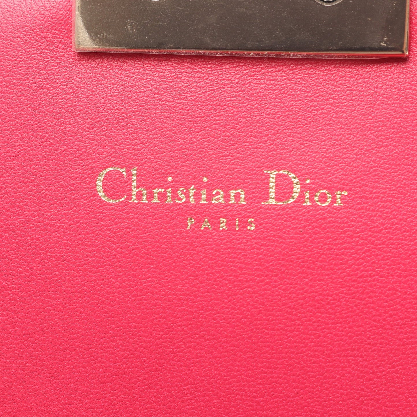 MISS DIOR チェーンウォレット レザー ピンクパープル クリスチャンディオール