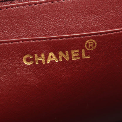 デカマトラッセ34 Wチェーンショルダーバッグ ラムスキン ブラック ゴールド金具 ヴィンテージ シャネル バッグ CHANEL