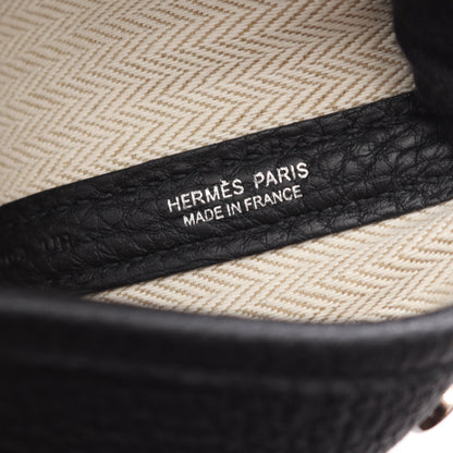 ガーデンパーティTPM ハンドバッグ トートバッグ ネゴンダ ブラック シルバー金具 G刻印 エルメス バッグ HERMES