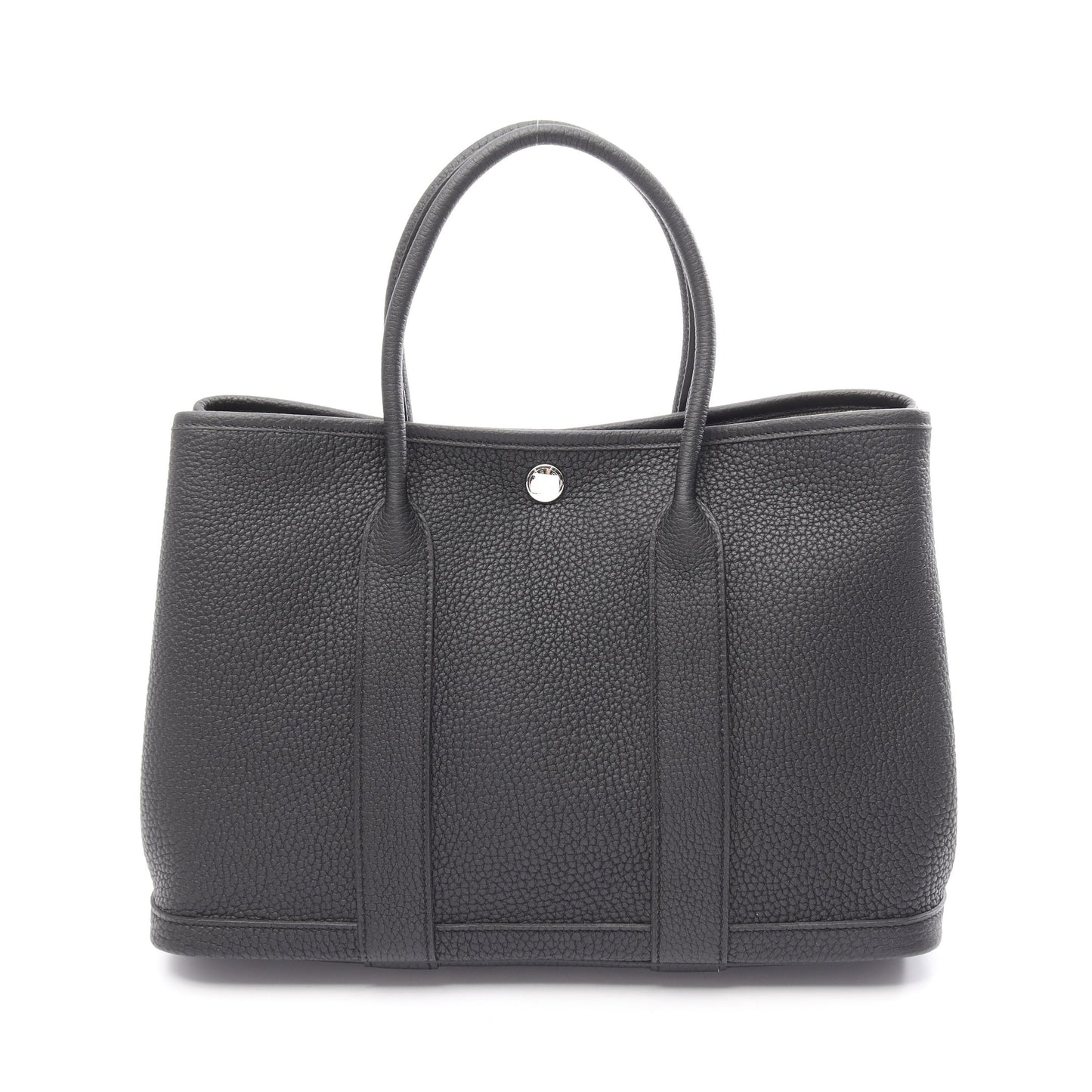 ガーデンパーティTPM ハンドバッグ トートバッグ ネゴンダ ブラック シルバー金具 G刻印 エルメス バッグ HERMES