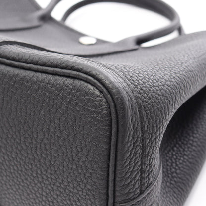 ガーデンパーティTPM ハンドバッグ トートバッグ ネゴンダ ブラック シルバー金具 G刻印 エルメス バッグ HERMES