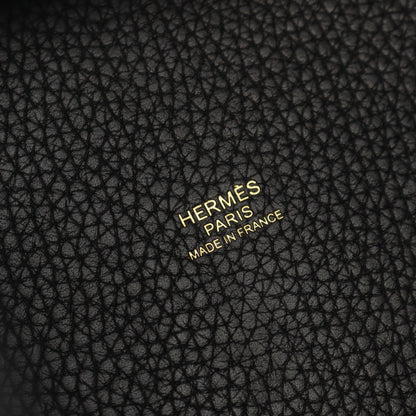 ピコタンロックMM ハンドバッグ トリヨンクレマンス ブラック ゴールド金具 Y刻印 エルメス バッグ HERMES