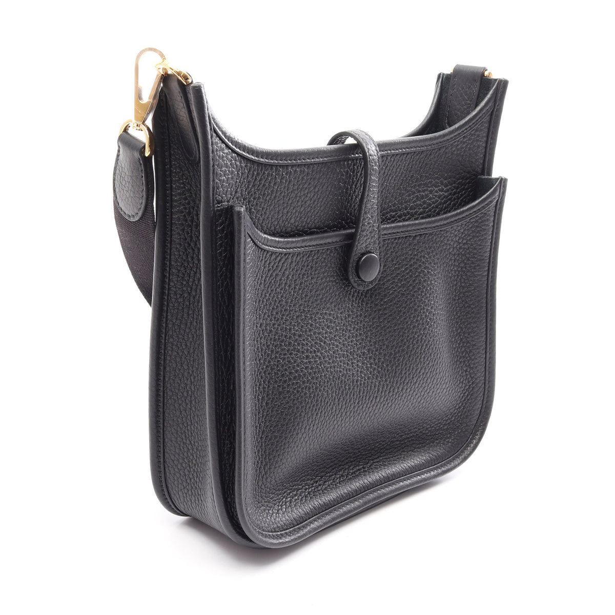 エヴリン23 ショルダーバッグ トリヨンクレマンス ブラック ゴールド金具 G刻印 エルメス バッグ HERMES
