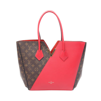キモノMM モノグラム スリーズ ショルダーバッグ トートバッグ PVC レザー ブラウン レッド ルイヴィトン バッグ LOUIS VUITTON
