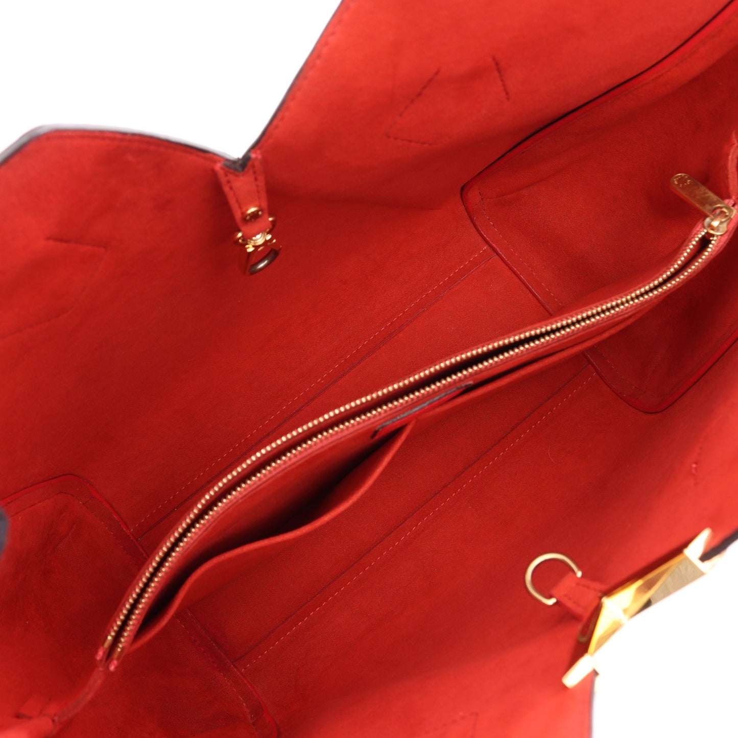 キモノMM モノグラム スリーズ ショルダーバッグ トートバッグ PVC レザー ブラウン レッド ルイヴィトン バッグ LOUIS VUITTON