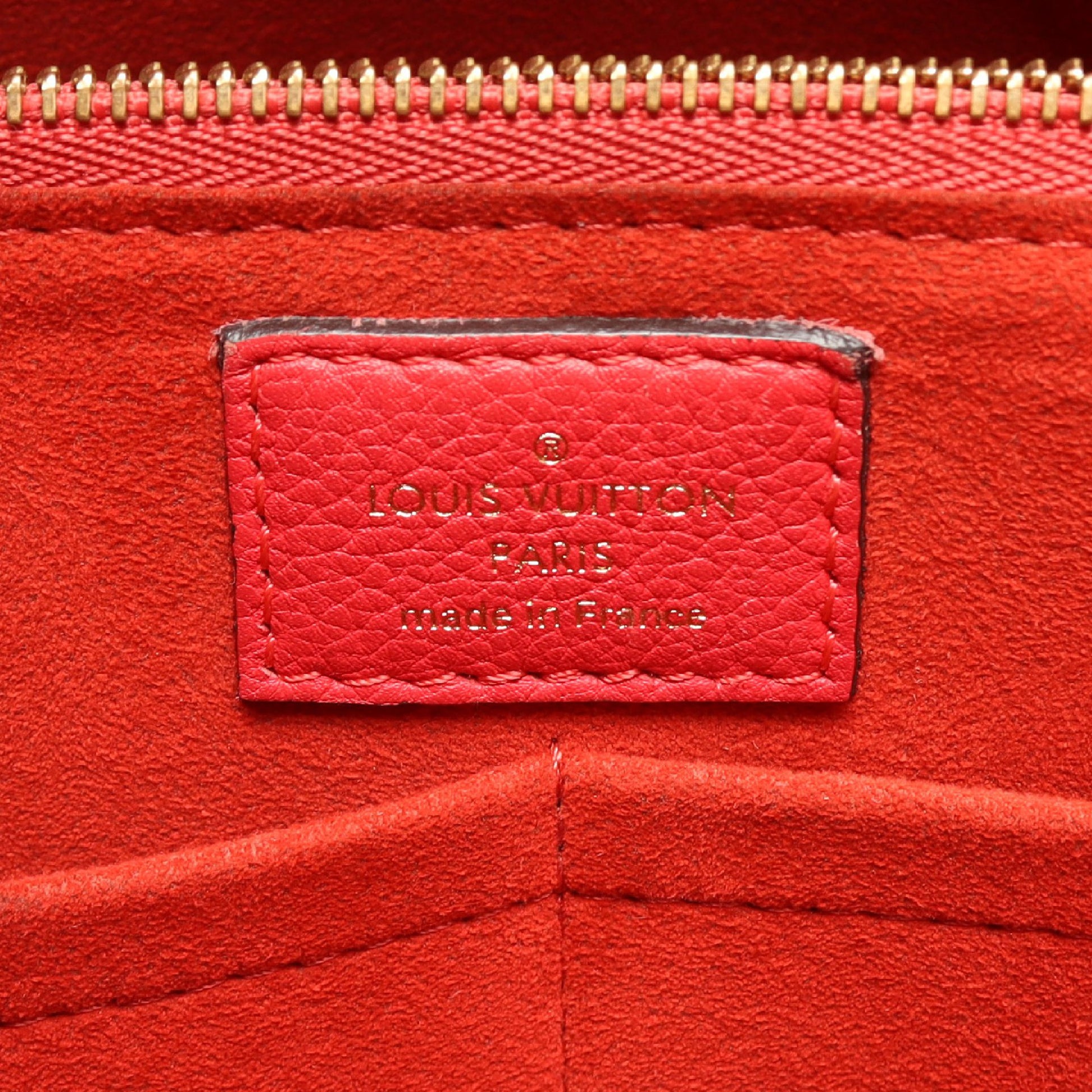 キモノMM モノグラム スリーズ ショルダーバッグ トートバッグ PVC レザー ブラウン レッド ルイヴィトン バッグ LOUIS VUITTON