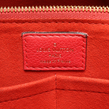 キモノMM モノグラム スリーズ ショルダーバッグ トートバッグ PVC レザー ブラウン レッド ルイヴィトン バッグ LOUIS VUITTON