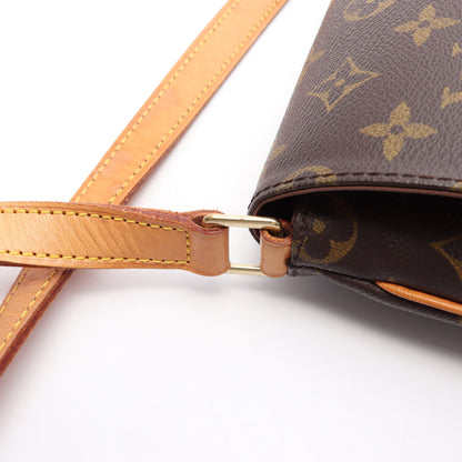 ミュゼットタンゴ ショートストラップ モノグラム ショルダーバッグ PVC レザー ブラウン ルイヴィトン バッグ LOUIS VUITTON