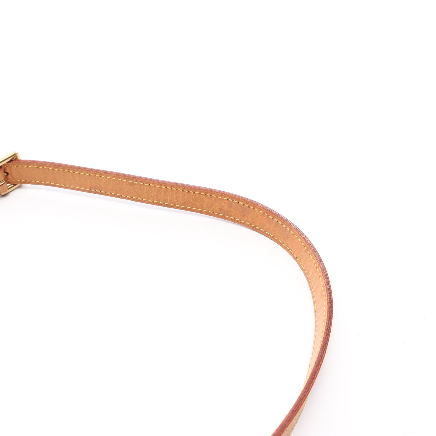 ミュゼットタンゴ ショートストラップ モノグラム ショルダーバッグ PVC レザー ブラウン ルイヴィトン バッグ LOUIS VUITTON