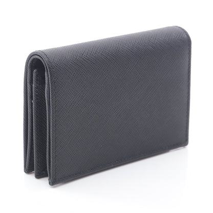 SAFFIANO TRIANG 二つ折り財布 サフィアーノレザー ブラック プラダ