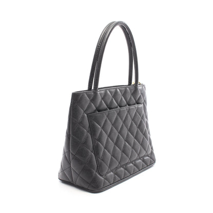 復刻トート ハンドバッグ トートバッグ キャビアスキン ブラック ゴールド金具 シャネル バッグ CHANEL