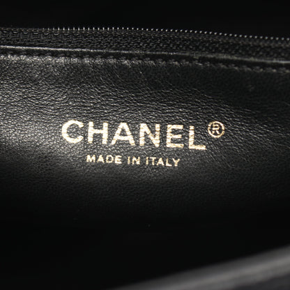 復刻トート ハンドバッグ トートバッグ キャビアスキン ブラック ゴールド金具 シャネル バッグ CHANEL
