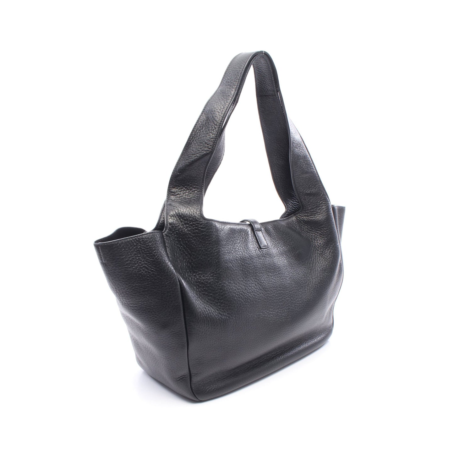 LE 5 A 7 BEA ショルダーバッグ トートバッグ レザー ブラック サンローランパリ バッグ SAINT LAURENT PARIS